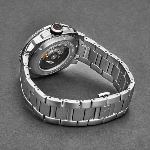 Alpina Men's  Seastrong Diver Black Dial Stainless