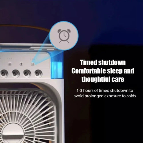 Portable Desktop Air Cooler – 3-in-1 USB Mini AC