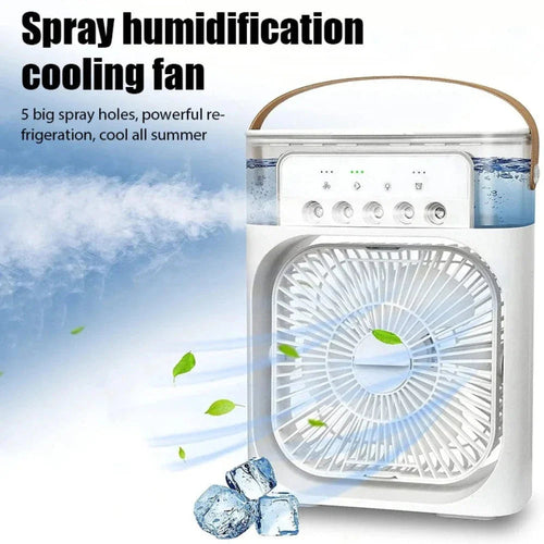 Portable Desktop Air Cooler – 3-in-1 USB Mini AC