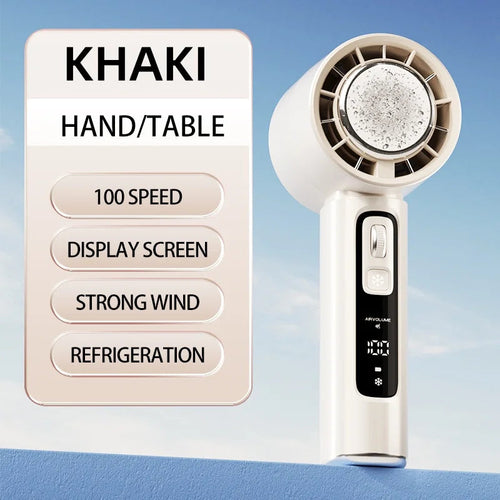 Portable Handheld Turbo Fan With 100-Speed Cooling