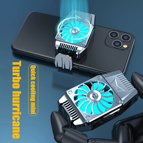 USB Mobile Phone Cooling Fan Radiator With 9-Blade Turbine