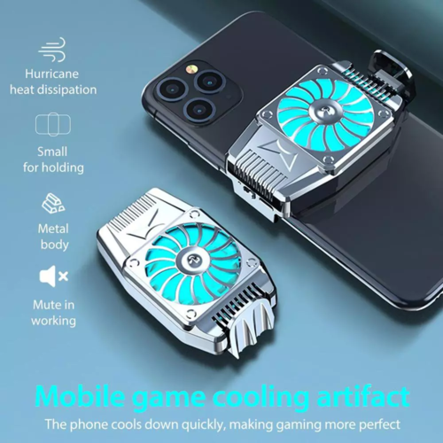 USB Mobile Phone Cooling Fan Radiator With 9-Blade Turbine