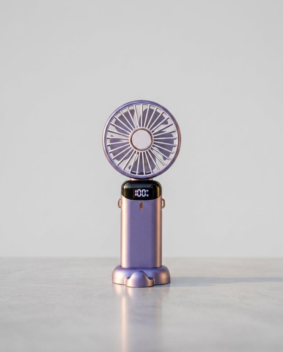 Foldable Handheld Fan — Studio Hero Shot | Generated by Modelize