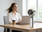 Portable handheld turbine fan — Lifestyle - Workspace | Generated by Modelize