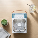 Portable 3-in-1 Air Cooler Fan — Flat Lay - Styled | Generated by Modelize