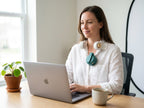 Portable clip-on bladeless fan — Lifestyle - Workspace | Generated by Modelize