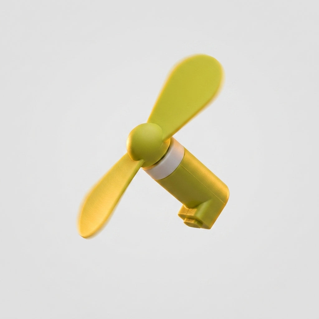 Portable smartphone fan accessory — Aerodynamic Profile | Generated by Modelize