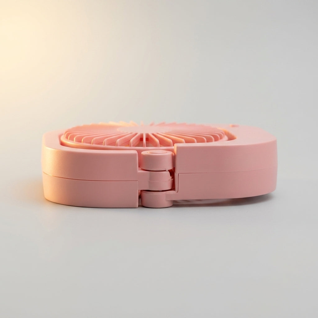 Portable Desktop Fan — Folded Compact Detail | Generated by Modelize