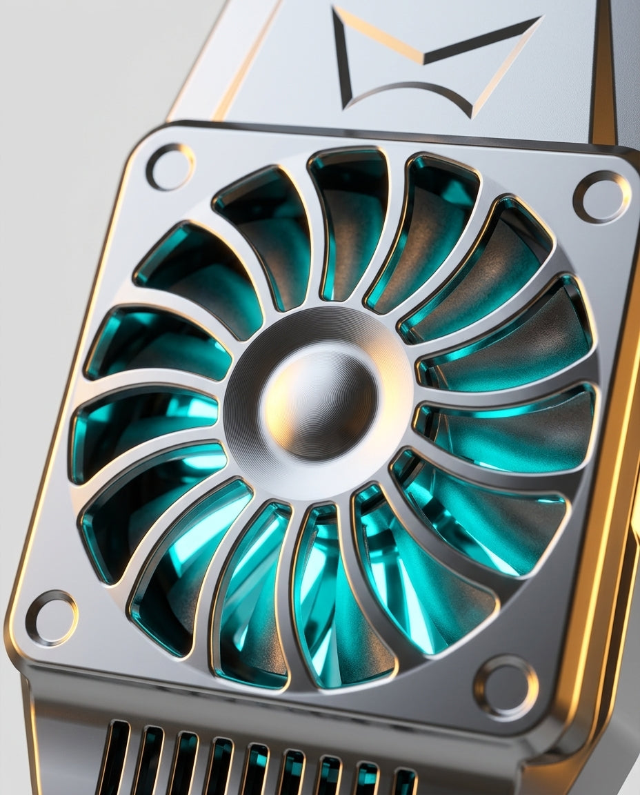 Mobile phone cooling radiator — Turbine Detail | Generated by Modelize