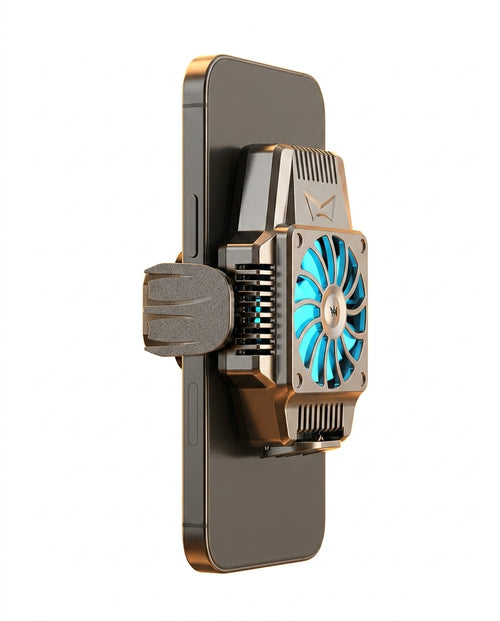 Mobile Phone Cooling Radiator — Side Profile Clip-On | Generated by Modelize